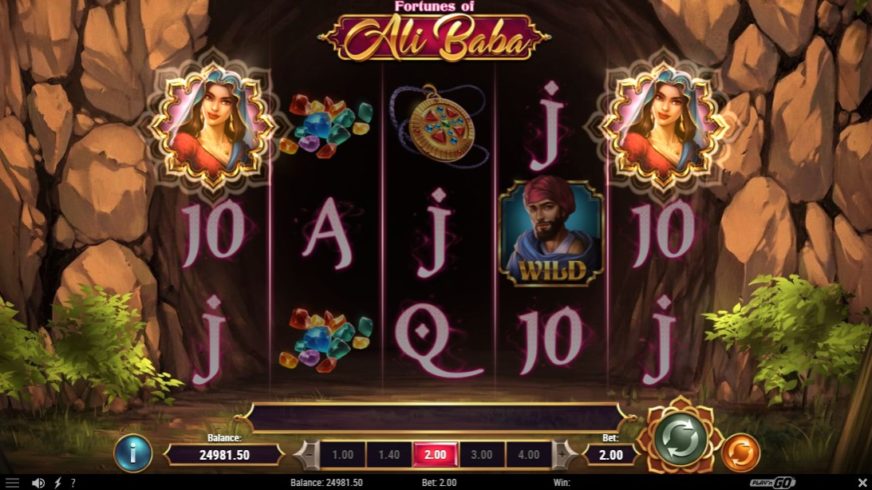 Fortunes of Alibaba slot screen 2