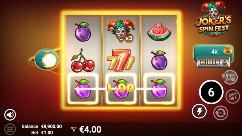 Joker’s Spin Fest slot screen 3