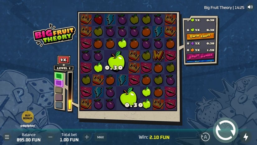 Big Fruit Theory slot screen 3