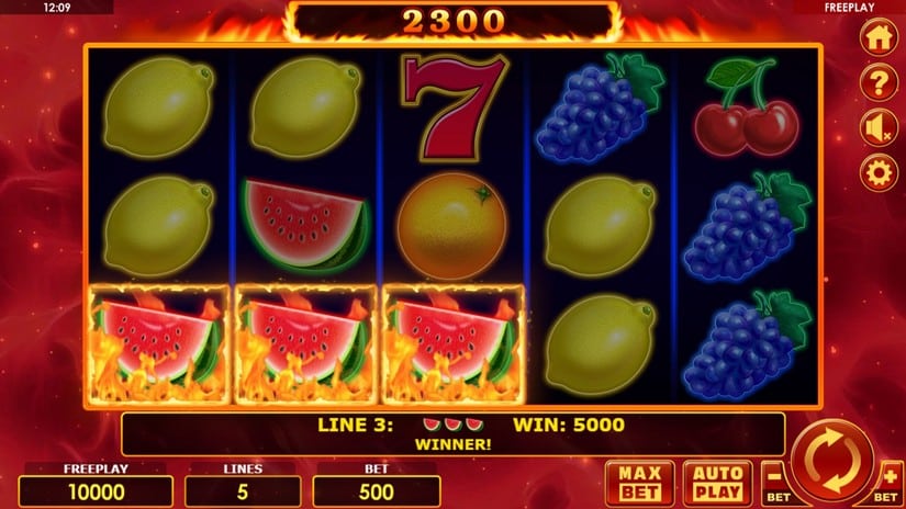 Hot Seven Deluxe slot screen 3