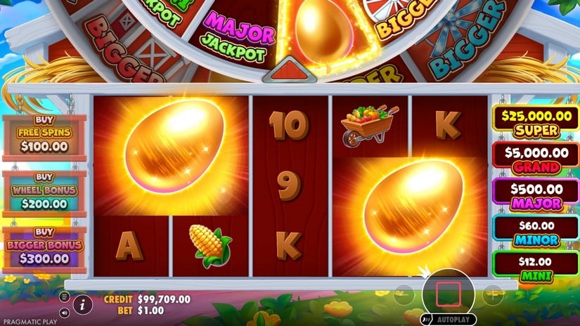 Bigger Barn House Bonanza slot screen 8