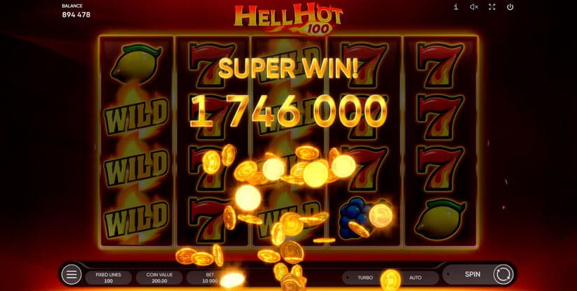 Hell Hot 100 slot screen 7