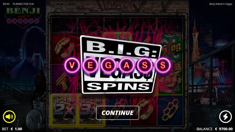 Benji Killed In Vegas slot screen 3