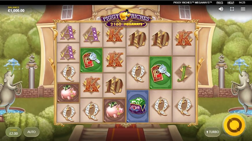 Piggy Riches Megaways slot screen 1
