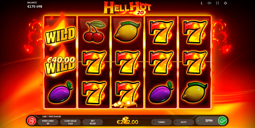 Hell Hot 20 slot screen 3