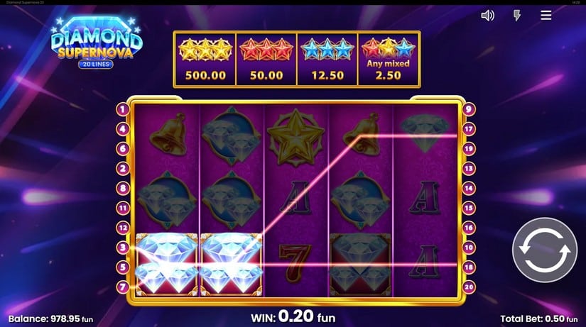 Diamond Supernova 20 slot screen 2