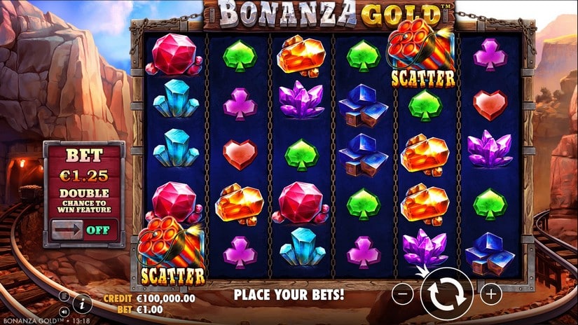 Bonanza Gold slot screen 1