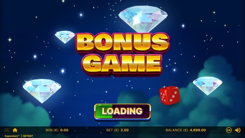 Superstars slot screen 4
