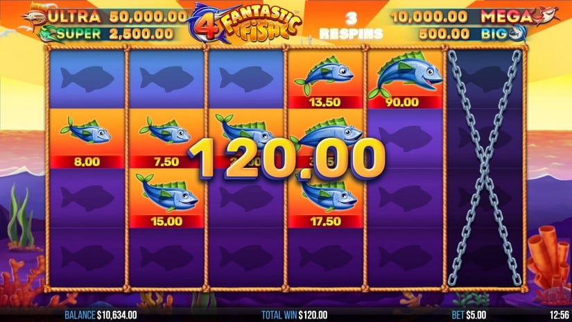 4 Fantastic Fish slot screen 6
