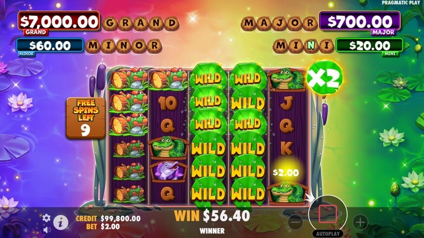 Tiny Toads slot screen 6