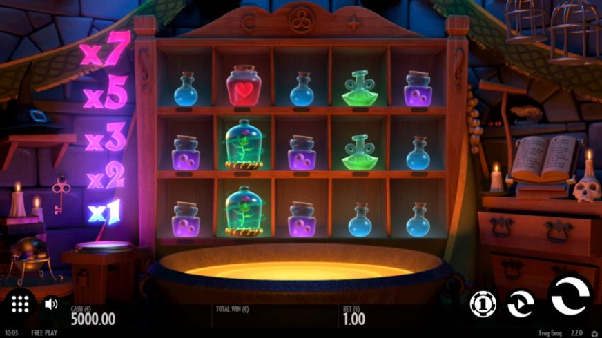 Frog Grog slot screen 1