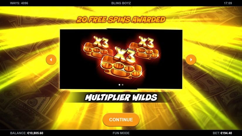 Bling Boyz slot screen 2