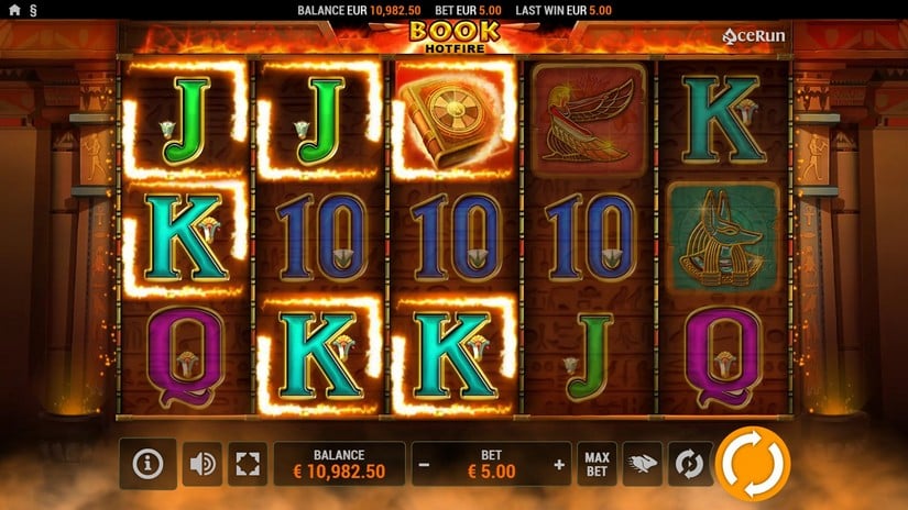 Book HOTFIRE slot screen 2