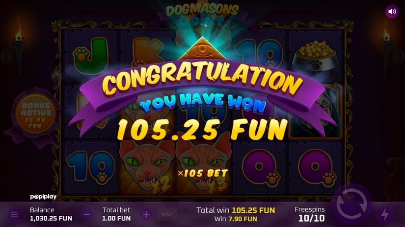 Dogmasons GOAT slot screen 6