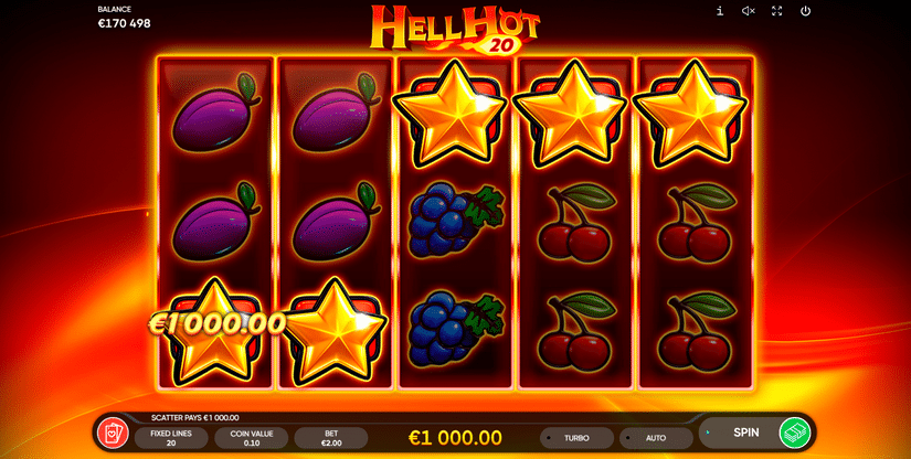 Hell Hot 20 slot screen 4