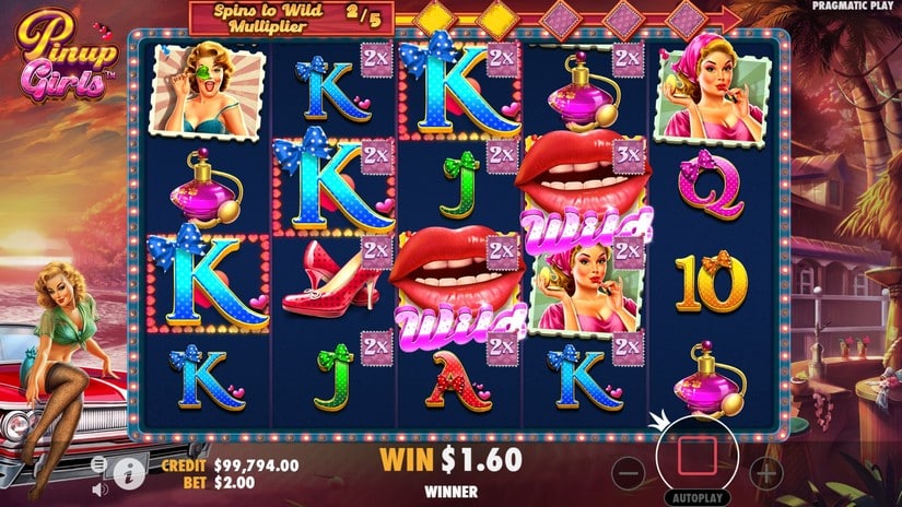 Pinup Girls slot screen 4