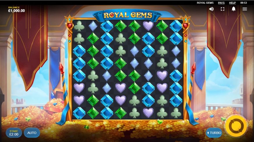 Royal Gems slot screen 1