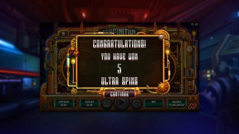 Winfinitum Reels slot screen 4