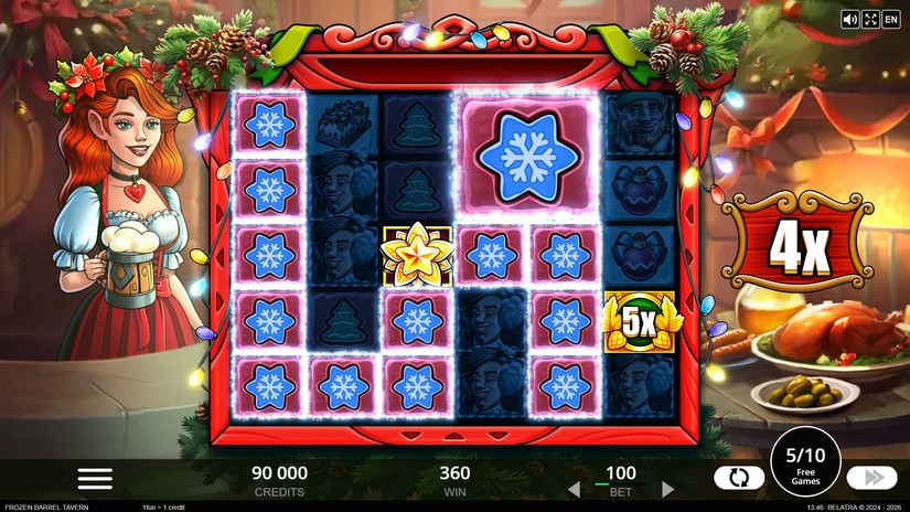 Frozen Barrel Tavern slot screen 4