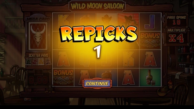 Wild Moon Saloon slot screen 6