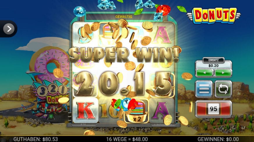 Donuts slot screen 3