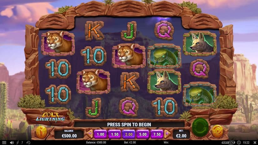 Colt Lightning slot screen 1
