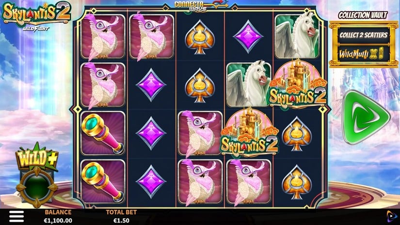 Skylantis 2 Wild Fight slot screen 1