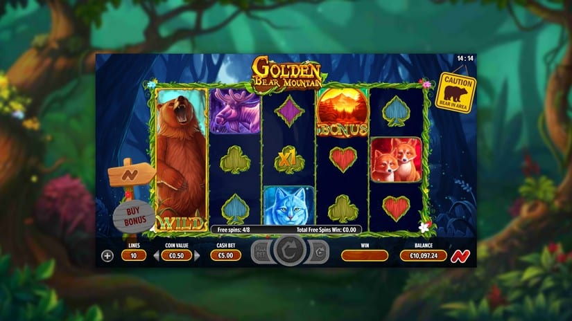 Golden Bear Mountain slot screen 5