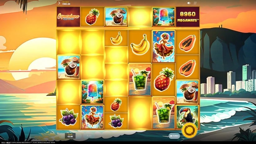 Copacabana Megaways slot screen 3