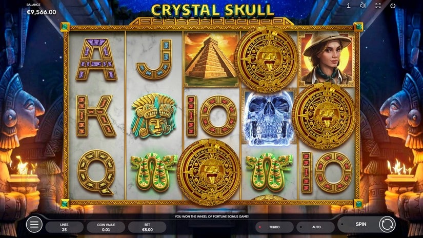 Crystal Skull slot screen 4
