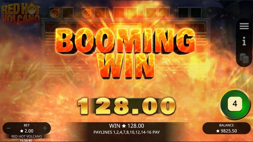 Red Hot Volcano slot screen 5