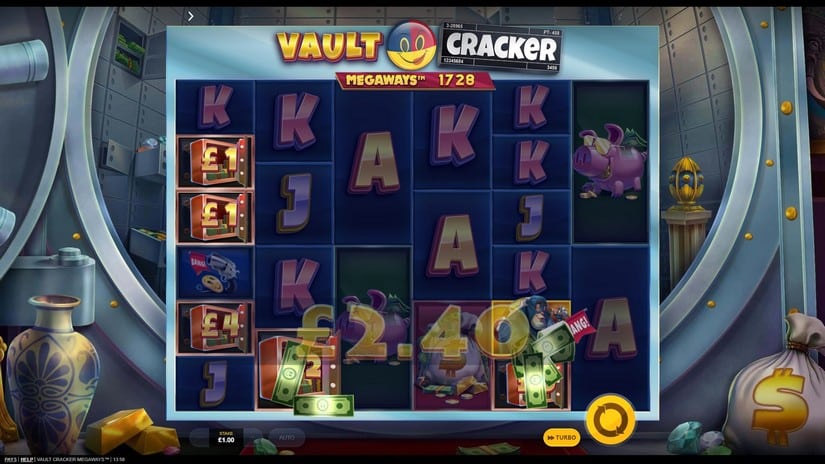 Vault Cracker Megaways slot screen 4