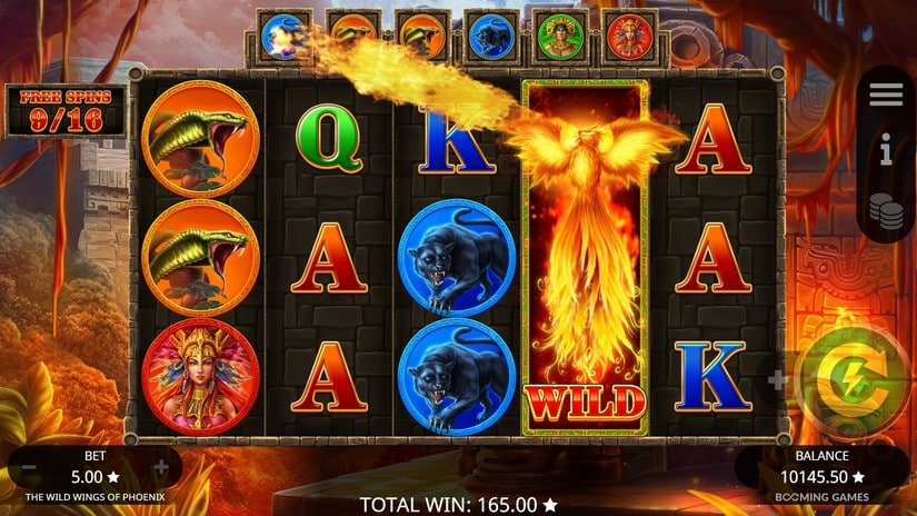 Wild Wings of Phoenix slot screen 8