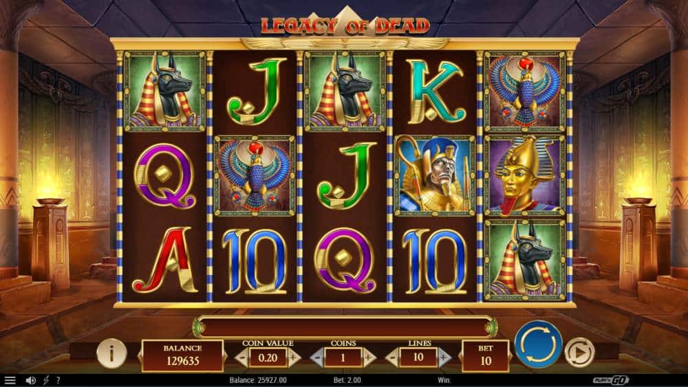 Legacy of Dead slot free