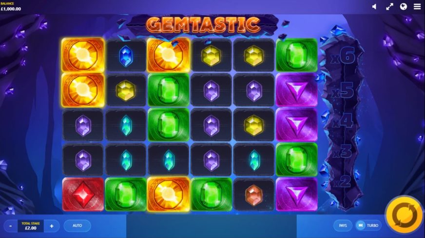 Gemtastic slot screen 1