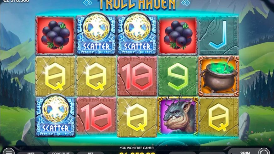 Troll Haven slot screen 3