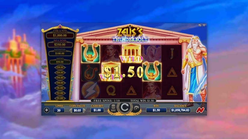 Zeus’s Thunderbolt slot screen 4