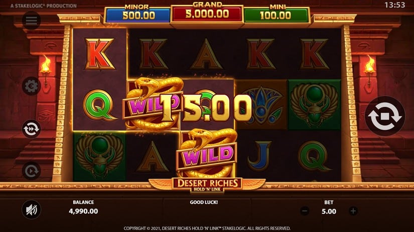 Desert Riches slot screen 2