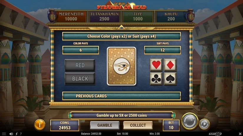 Cat Wilde and the Pyramids of Dead slot screen 3