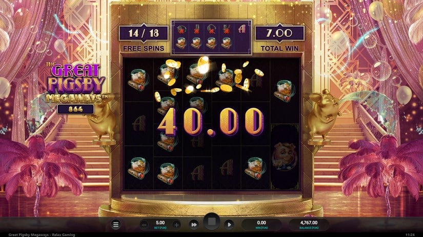 The Great Pigsby Megaways slot screen 8