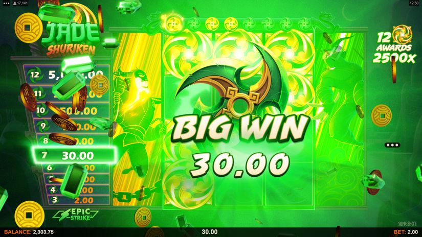 Jade Shuriken slot screen 6