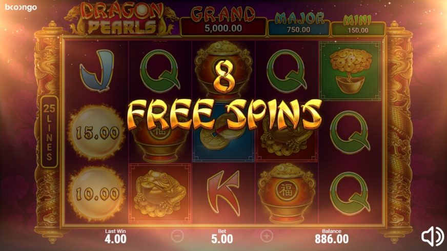 Dragon Pearls: Hold & Win slot screen 3