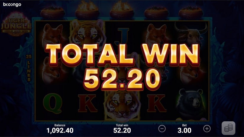 Tiger Jungle slot screen 5