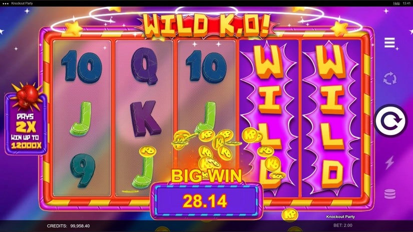 Knockout Party slot screen 3