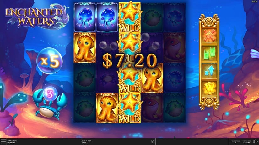 Enchanted Waters slot screen 6