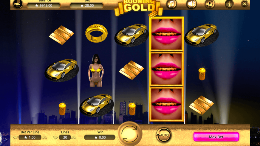 Booming Gold slot screen 1
