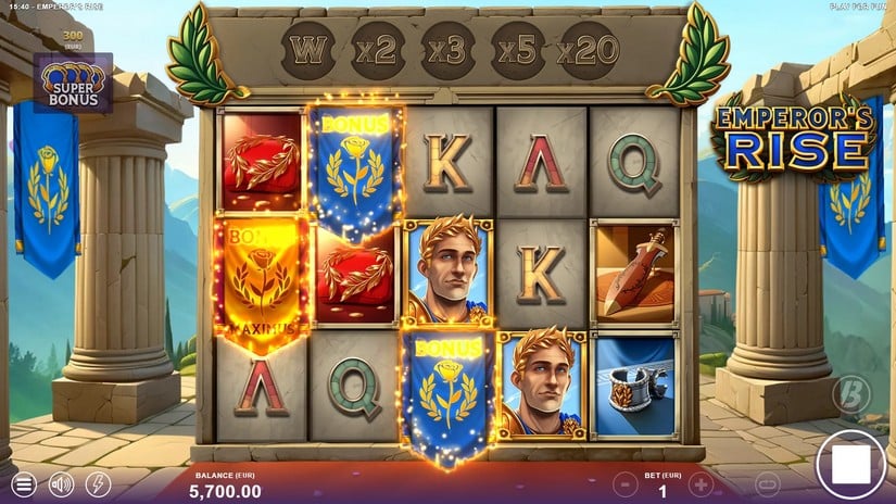 Emperor’s Rise slot screen 2