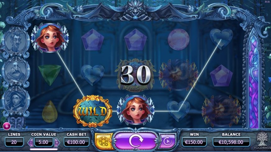 Beauty and the Beast (Yggdrasil) slot screen 2
