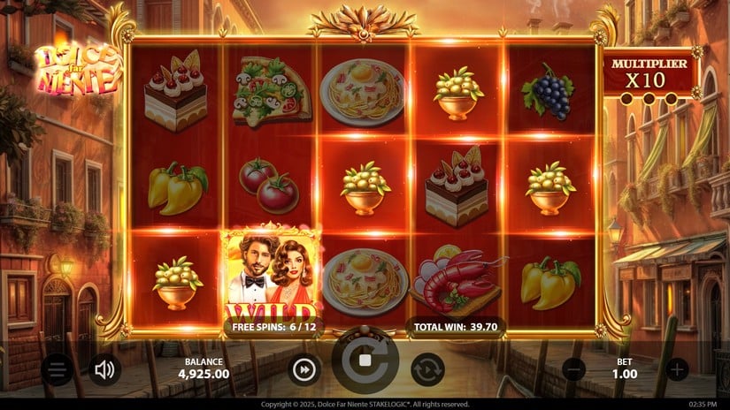 Dolce Far Niente slot screen 6