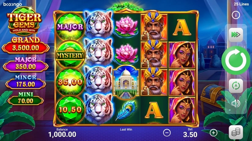 Tiger Gems slot screen 1